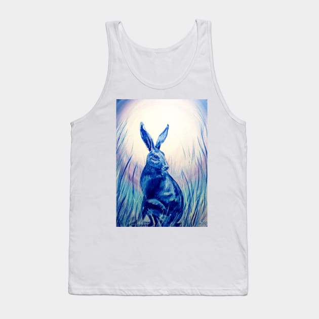 Mystic Hare in Moonlight Tank Top by saraperry